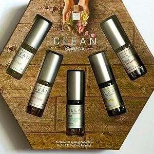 CLEAN RESERVE “5” PIECE PERFUMER'S LAYERING COLLECTION (BRAND NEW IN SEALED BOX)
